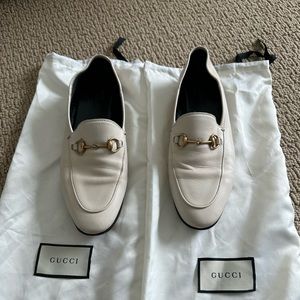 Size 38 Gucci Loafers (back heel is able to be flattened to wear them as mules)